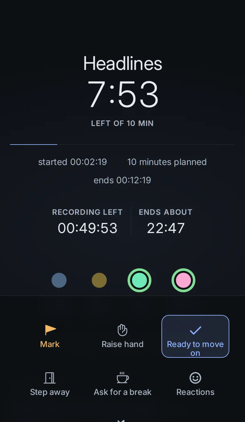 The same room on a phone.